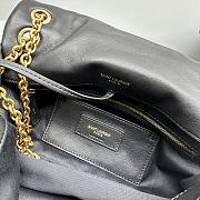 kitlife Saint Laurent Black Small Leather Shoulder Bag - 24x16x10 cm - 3