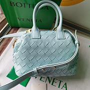 kitlife Bottega Veneta Bauletto blue bag - 15.5x20.5x10 cm - 5