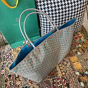 Kitlife Goyardine Claire-Voie blue Saint Louis GM bag - 34x20x40 cm - 5