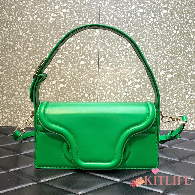 Kitlife Valentino Garavani La Grand Deuxieme Green bag - 28x25x6 cm - 1