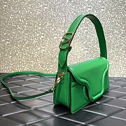 Kitlife Valentino Garavani La Grand Deuxieme Green bag - 28x25x6 cm - 6