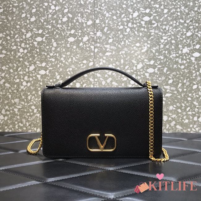 kitlife Valentino VLogo Signature clutch Black bag - 19x4x10.5 cm - 1