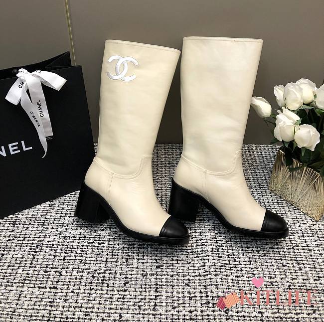 Kitlife Chanel boots Beige - 07 - 1