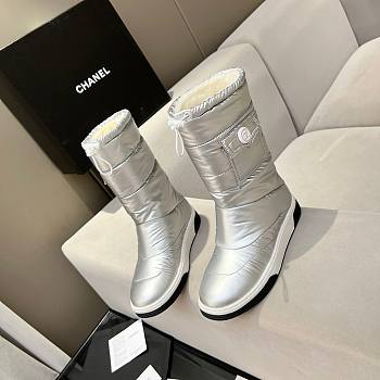 Kitlife Chanel boots silver - 13