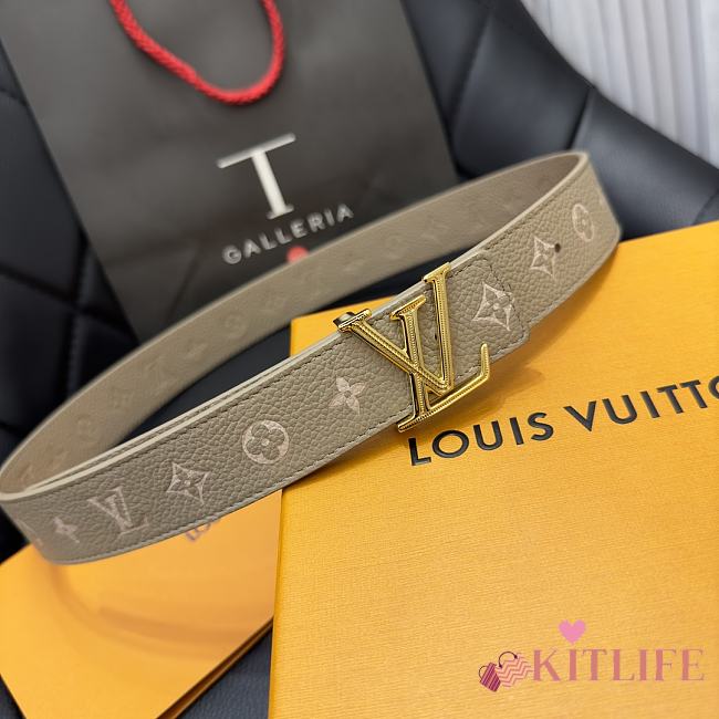 Kitlife Louis Vuitton 3cm Belt gray - 011 - 1