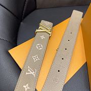 Kitlife Louis Vuitton 3cm Belt gray - 011 - 3