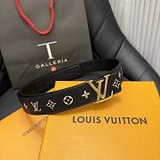 Kitlife Louis Vuitton 3cm Belt black - 012 - 1