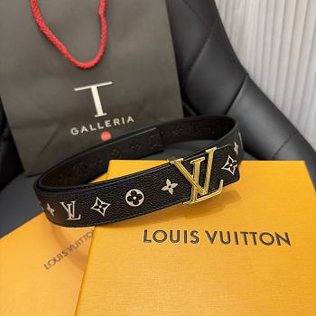 Kitlife Louis Vuitton 3cm Belt black - 012