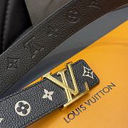 Kitlife Louis Vuitton 3cm Belt black - 012 - 3