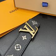 Kitlife Louis Vuitton 3cm Belt black - 012 - 6