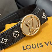 Kitlife Louis Vuitton 3cm Belt black - 013 - 5