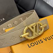 kitlife Louis Vuitton 3cm Belt gray - 014 - 3