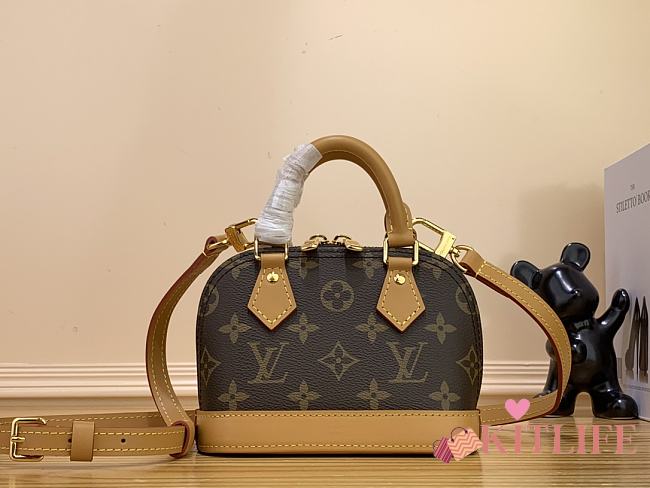 Kitlife louis vuitton New launch Nano Alma Monogram bag - 18 x 12 x 8 cm - 1