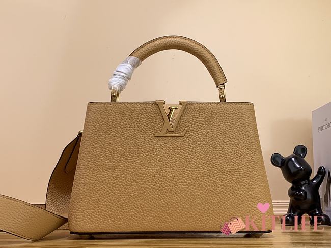 kitlife Louis Vuitton Taurillon Capucines mini brown bag - 27x18x9 cm - 1