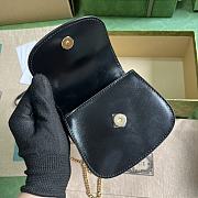 kitlife Gucci Bamboo 1947 black mini bag - 18.5x12x 5.5 cm - 3