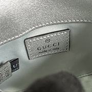 kitlife Gucci Bamboo 1947 silver mini bag - 18.5x12x 5.5 cm - 6