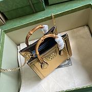 kitlife Gucci Diana gold bag - 16.5x12x 6cm - 2