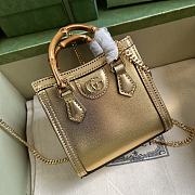 kitlife Gucci Diana gold bag - 16.5x12x 6cm - 6