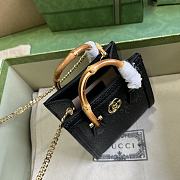 kitlife Gucci Diana black bag - 16.5x12x 6cm - 5