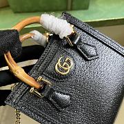 kitlife Gucci Diana black bag - 16.5x12x 6cm - 2