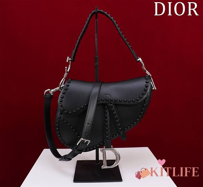 Kitlife Dior saddle black bag - 25.5x20x6.5 cm - 1