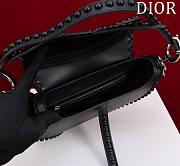 Kitlife Dior saddle black bag - 25.5x20x6.5 cm - 4