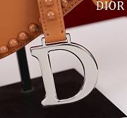 Kitlife Dior saddle brown bag - 25.5x20x6.5 cm - 4