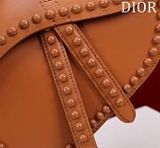 Kitlife Dior saddle brown bag - 25.5x20x6.5 cm - 3