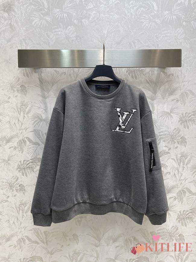 Kitlife louis vuitton sweater gray  - 1