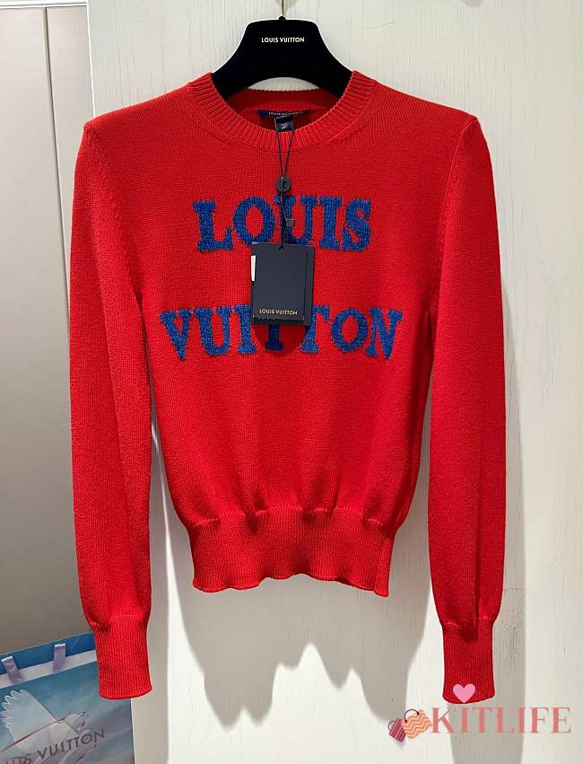 Kitlife louis vuitton sweater red - 1