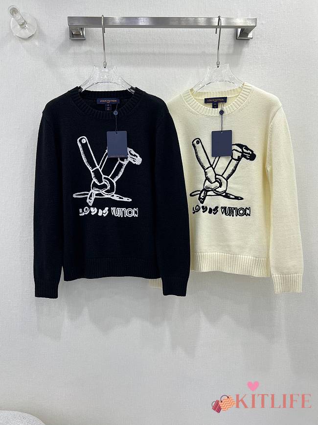Kitlife louis vuitton sweater white - 1