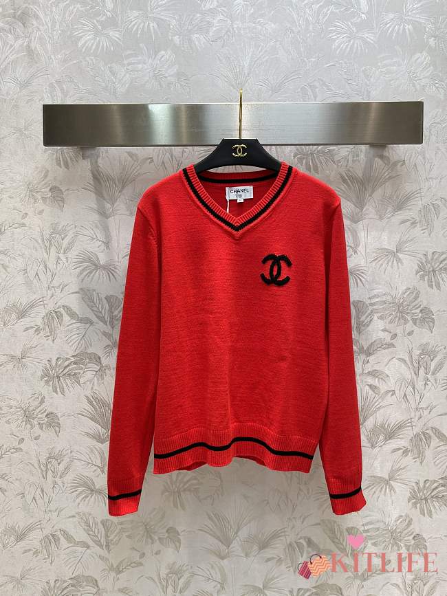 Kitlife chanel sweater red - 1