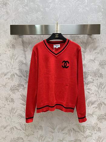 Kitlife chanel sweater red