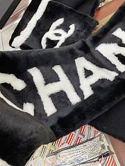 kitlife chanel scart black 20cmx120 cm - 3