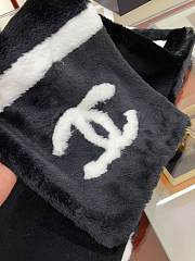 kitlife chanel scart black 20cmx120 cm - 4