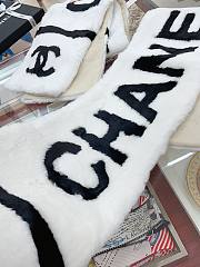 kitlife chanel scart white 20cmx120 cm - 5
