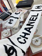 kitlife chanel scart white 20cmx120 cm - 4