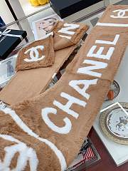 kitlife chanel scart brown 20cmx120 cm - 6