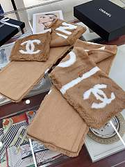 kitlife chanel scart brown 20cmx120 cm - 2