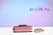 Valentino Garavani small Locò crystal-embellished shoulder bag light pink - 20 cm - 2