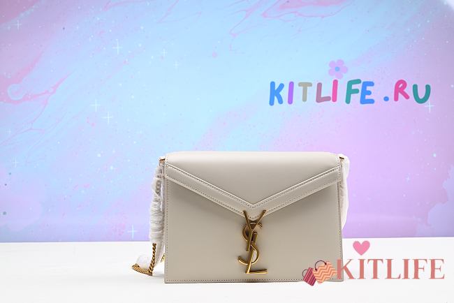 kitlife Saint Laurent Cassandra crossbody bag white - 24 cm - 1