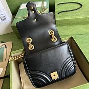 kitlife Gucci Black GG Marmont Mini Matelasse bag - 18 x 13.5x 8 cm - 4