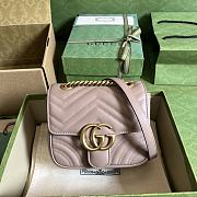 kitlife Gucci Black GG Marmont Mini Matelasse - 18 x 13.5x 8 cm - 1