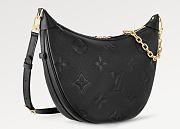 Kitlife louis vuitton loop hobo Monogram black bag - 38 x 26 x 10 cm - 3