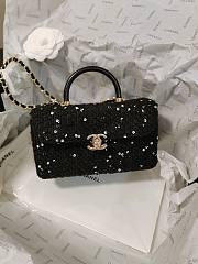 Kitlife chanel Tweed black bag - 17 cm - 1