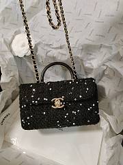 Kitlife chanel Tweed black bag - 17 cm - 4