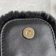 Kitlife chanel Bucket Fur Black bag  - 16x18x12 cm   - 2
