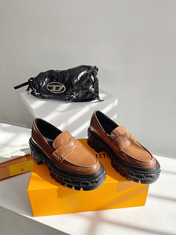 Kitlife Louis vuitton Baroque Loafer Brown