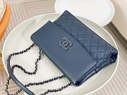 kitlife Chanel Flap bag Calfskin Blue bag - 32 x 19 x7.5 cm - 4