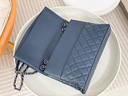 kitlife Chanel Flap bag Calfskin Blue bag - 32 x 19 x7.5 cm - 5